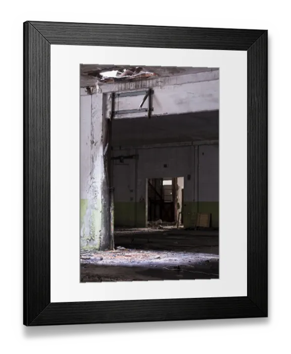 Framed Print : Details of an old abandoned factory Framed Print : Details of an old abandoned factory