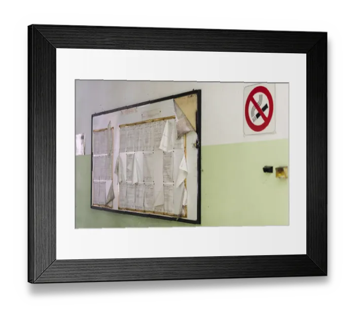 Framed Print : Details of an old abandoned factory