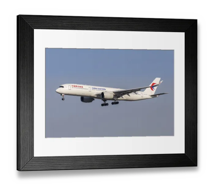 Framed Print : A China Eastern Airlines Airbus A350-900 aircraft with registration number B-304N at Hongqiao Airport (SHA) in Shanghai Framed Print : A China Eastern Airlines Airbus A350-900 aircraft with registration number B-304N at Hongqiao Airport (SHA) in Shanghai