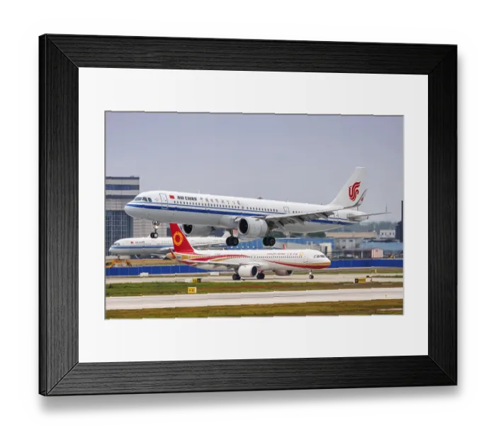 Framed Print : An Air China Airbus A321neo aircraft with the registration number B-32A2 at Shuangliu Airport (CTU) in Chengdu Framed Print : An Air China Airbus A321neo aircraft with the registration number B-32A2 at Shuangliu Airport (CTU) in Chengdu