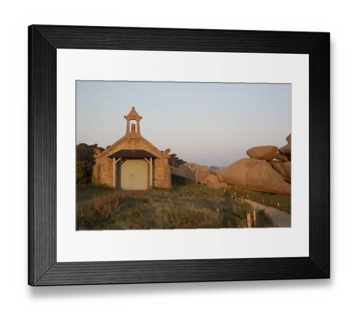 Framed Print : Old house next to Lighthouse Mean Ruz at Ploumanac'h Framed Print : Old house next to Lighthouse Mean Ruz at Ploumanac'h
