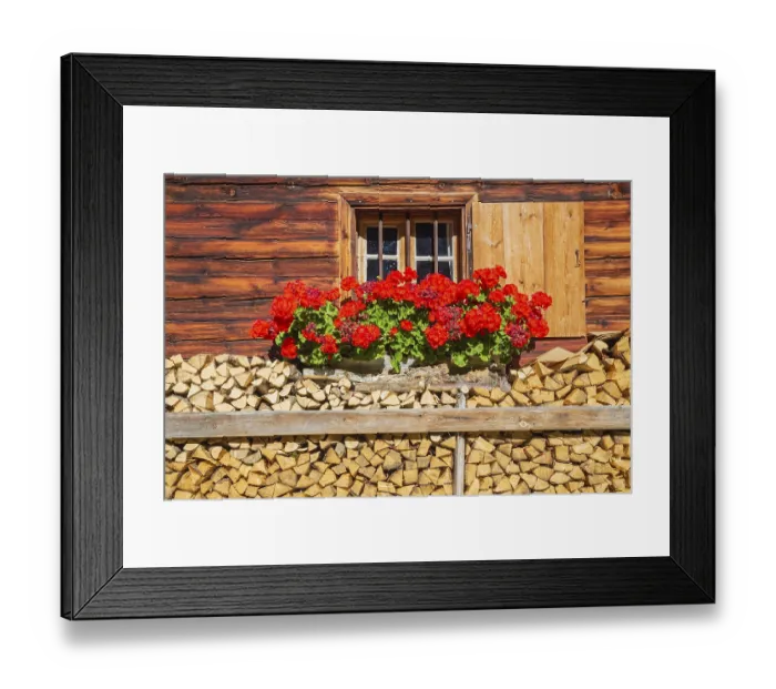 Framed Print : Traditional farmhouse at the Eng mountain pasture Framed Print : Traditional farmhouse at the Eng mountain pasture