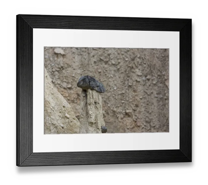 Framed Print : Earth pyramids located in Platten in the municipality of Percha