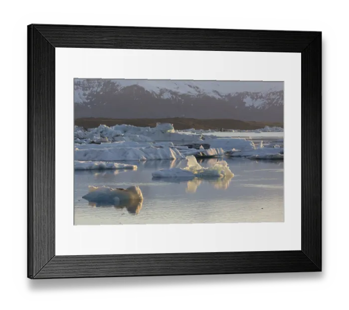 Framed Print : Icebergs on the Joekulsarlon glacial lake or lagoon Framed Print : Icebergs on the Joekulsarlon glacial lake or lagoon