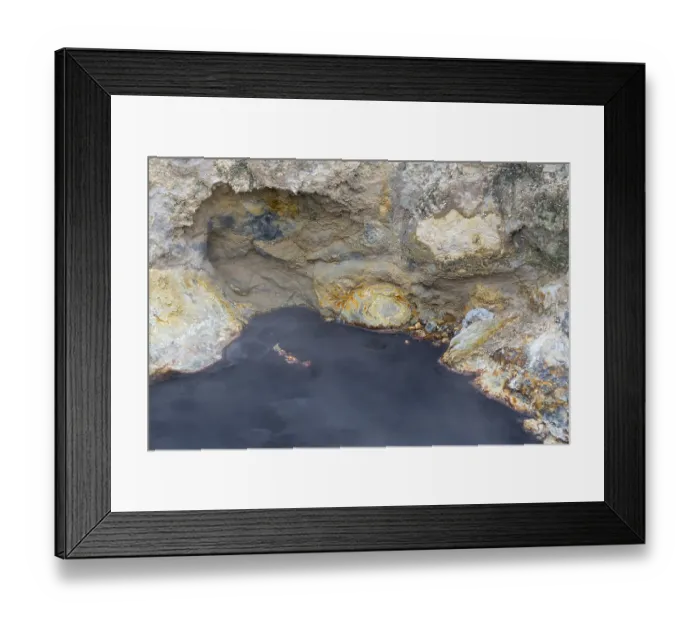 Framed Print : Krysuvik, solfatara field at Seltun