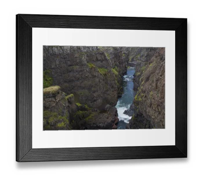 Framed Print : The river Vididalsa eroded the Kolugil canyon Framed Print : The river Vididalsa eroded the Kolugil canyon