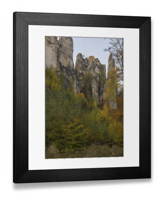 Framed Print : Fall foliage in the bohemian paradise Framed Print : Fall foliage in the bohemian paradise