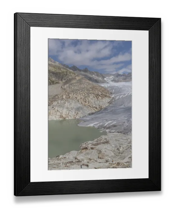 Framed Print : Rhone Glacier, Obergoms VS, Wallis