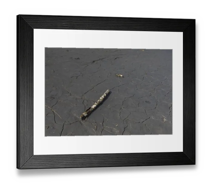 Framed Print : Volcanic active area with mofette