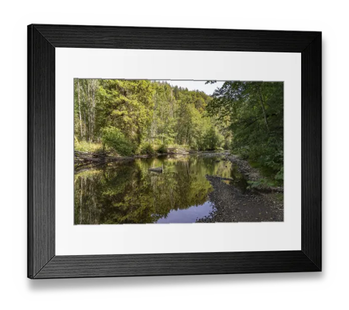 Framed Print : The River Wutach in the Wutach Gorge