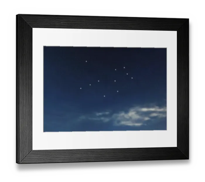 Framed Print : Pavo star constellation, Night sky Framed Print : Pavo star constellation, Night sky