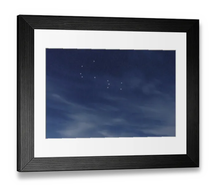 Framed Print : Piscis Austrinus star constellation