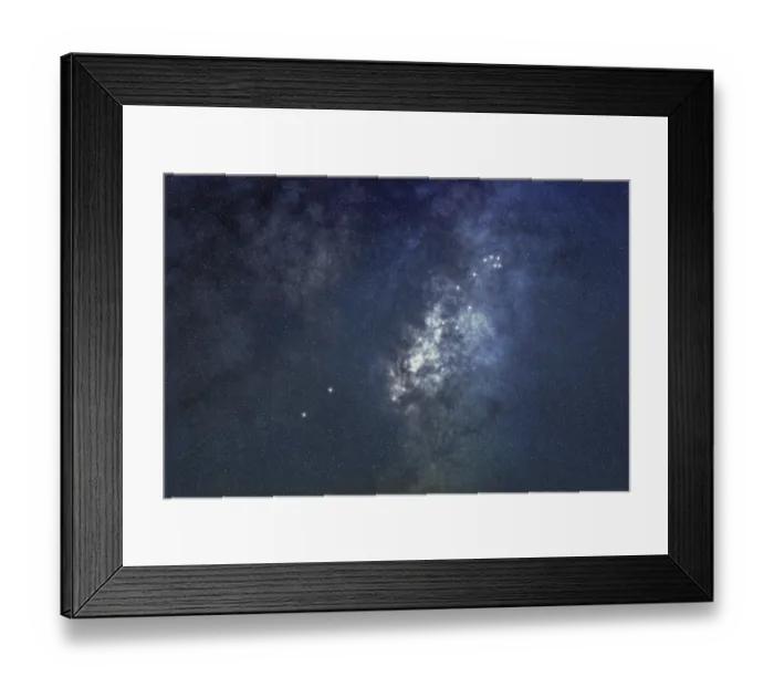 Framed Print : Hydra star constellation, Night sky