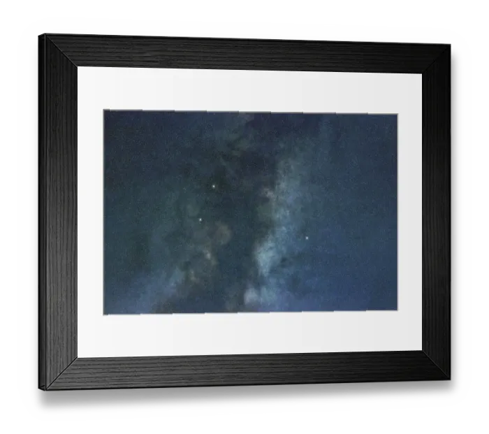 Framed Print : Triangulum star constellation, Night sky