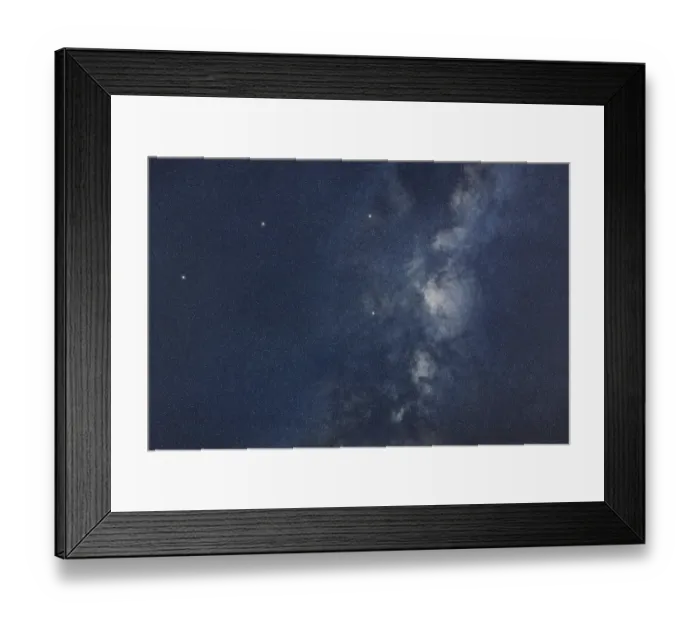 Framed Print : Antlia star constellation, Night sky Framed Print : Antlia star constellation, Night sky
