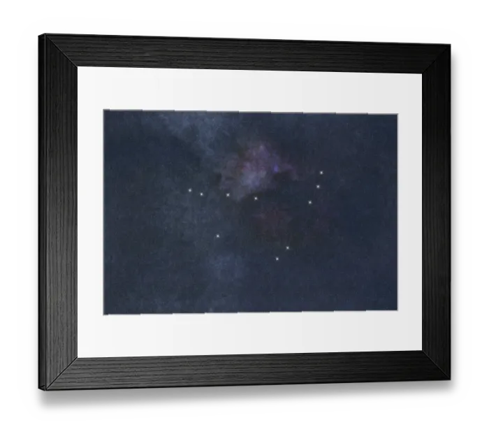 Framed Print : Capricornus star constellation Framed Print : Capricornus star constellation