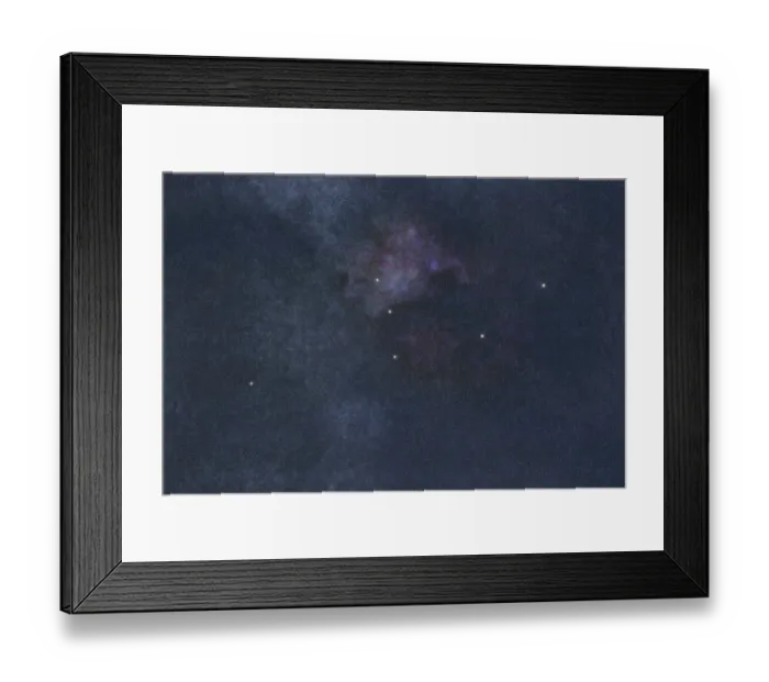 Framed Print : Andromeda star constellation, Night sky