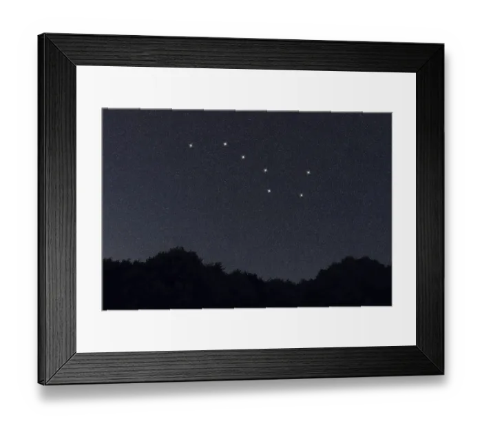 Framed Print : Big Dipper, Ursa Major star constellation Framed Print : Big Dipper, Ursa Major star constellation