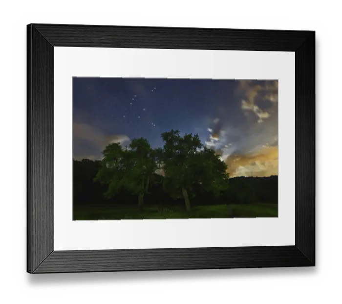 Framed Print : Aquila star constellation, Night sky