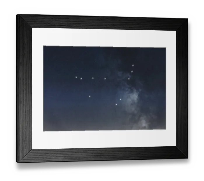 Framed Print : Capricornus star constellation Framed Print : Capricornus star constellation