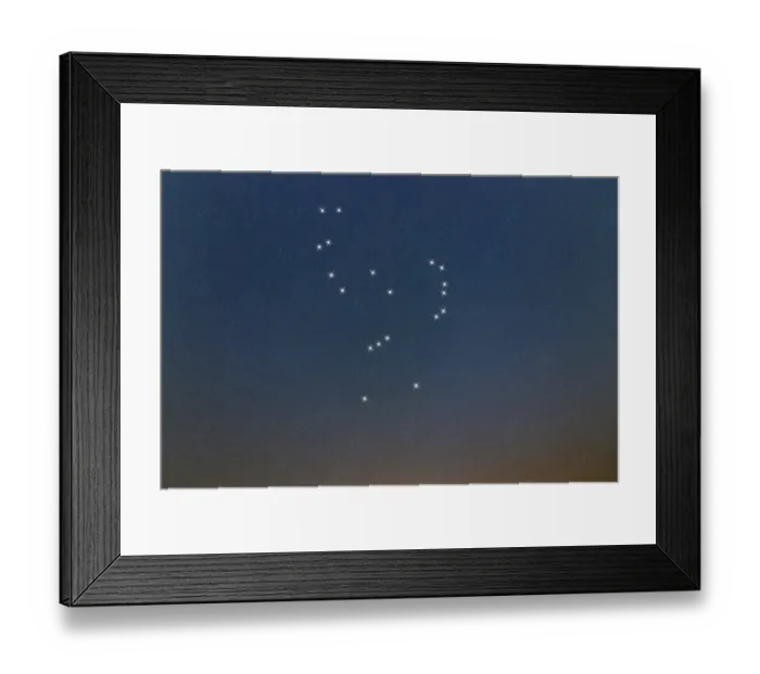 Framed Print : Orion star constellation, Night sky Framed Print : Orion star constellation, Night sky