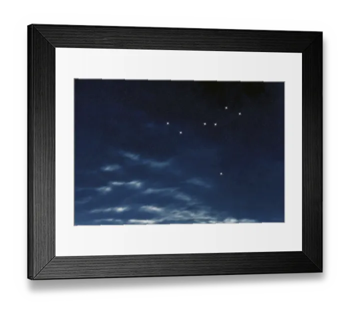 Framed Print : Columba star constellation, Night sky Framed Print : Columba star constellation, Night sky