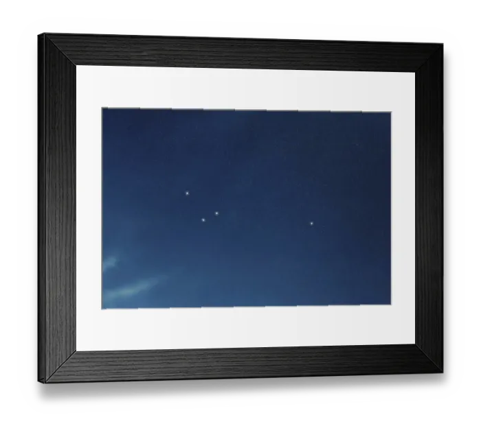 Framed Print : Apus star constellation, Night sky Framed Print : Apus star constellation, Night sky