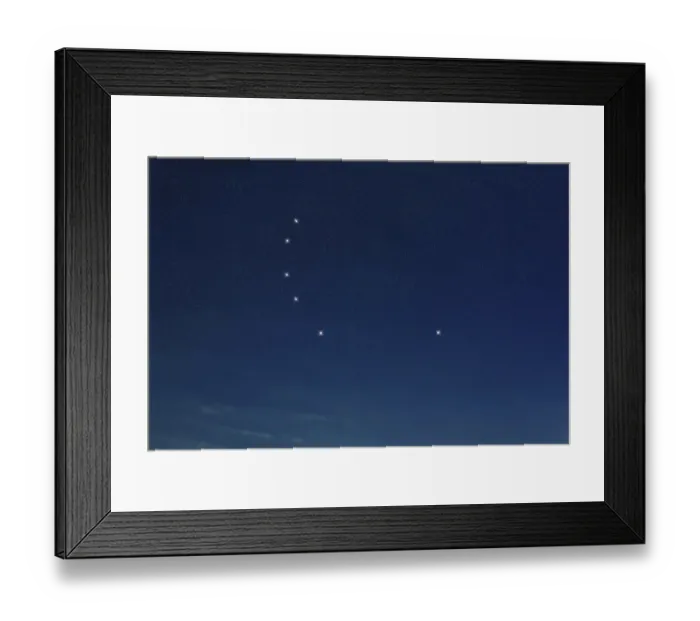 Framed Print : Corona Australis star constellation