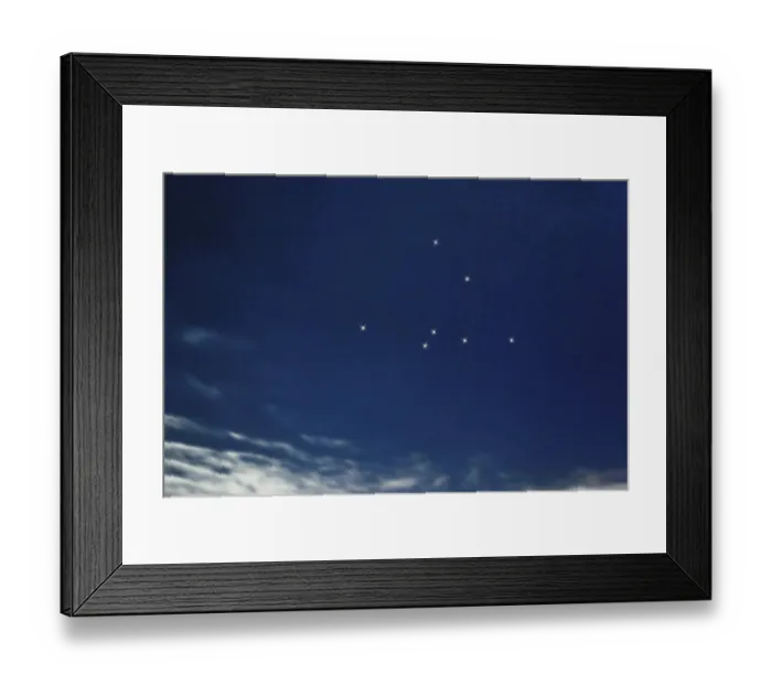 Framed Print : Norma star constellation, Night sky