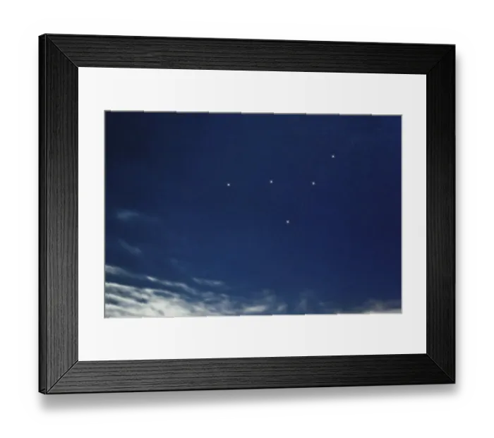 Framed Print : Indus star constellation, Night sky Framed Print : Indus star constellation, Night sky