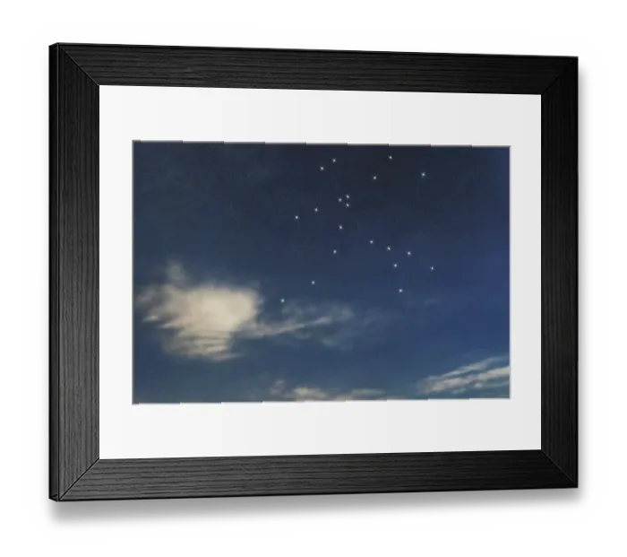 Framed Print : Centaurus star constellation, Night sky Framed Print : Centaurus star constellation, Night sky