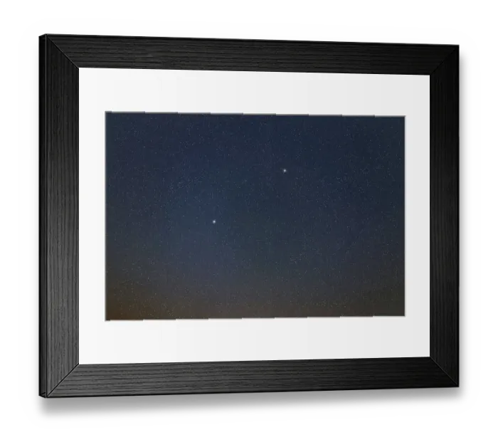 Framed Print : Canis Minor star constellation