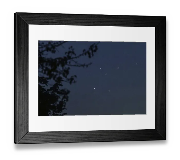 Framed Print : Musca star constellation, Night sky Framed Print : Musca star constellation, Night sky