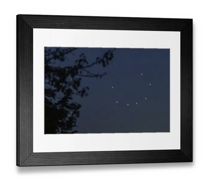 Framed Print : Corona Borealis star constellation