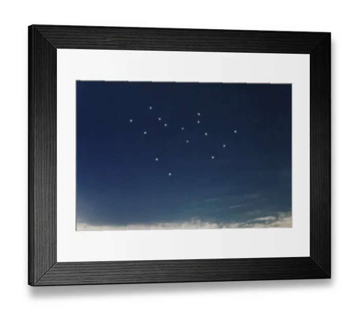 Framed Print : Phoenix star constellation, Night sky Framed Print : Phoenix star constellation, Night sky