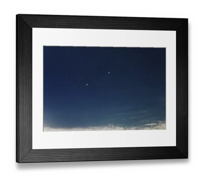 Framed Print : Canes Venatici star constellation