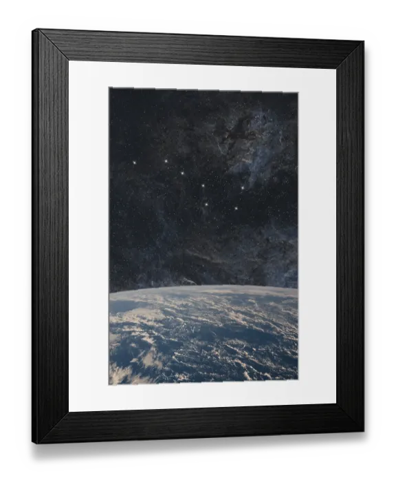 Framed Print : Big Dipper, Ursa Major star constellation
