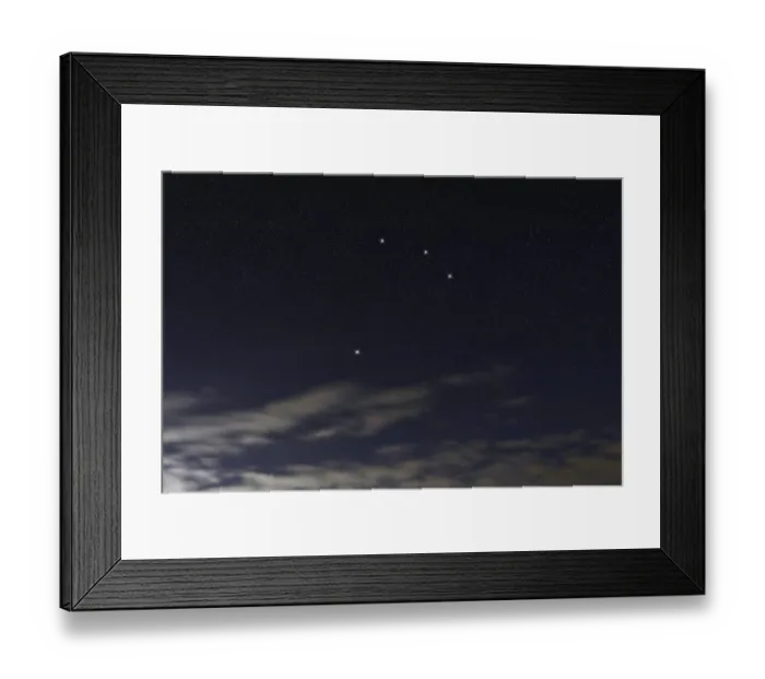 Framed Print : Microscopium star constellation Framed Print : Microscopium star constellation