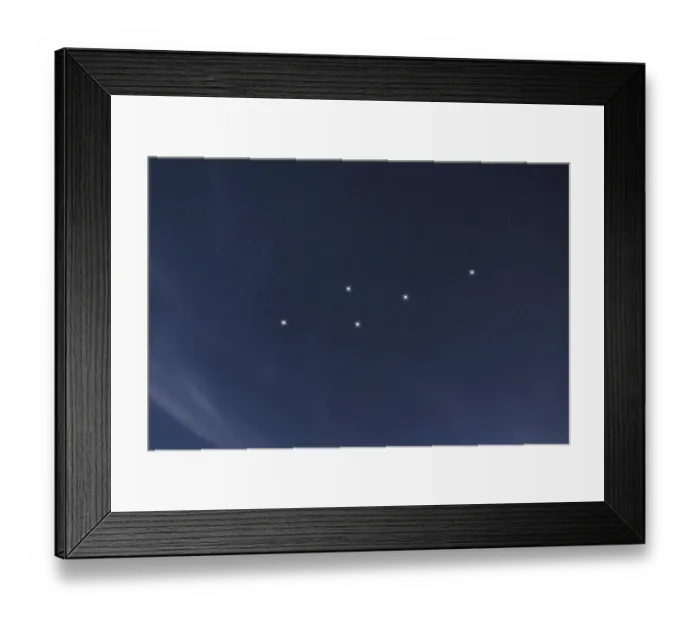 Framed Print : Leo Minor star constellation, Night sky Framed Print : Leo Minor star constellation, Night sky