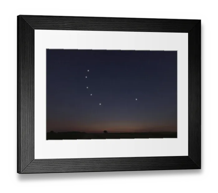 Framed Print : Corona Australis star constellation