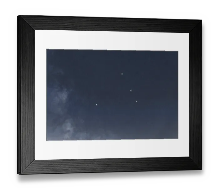 Framed Print : Triangulum Australe star constellation