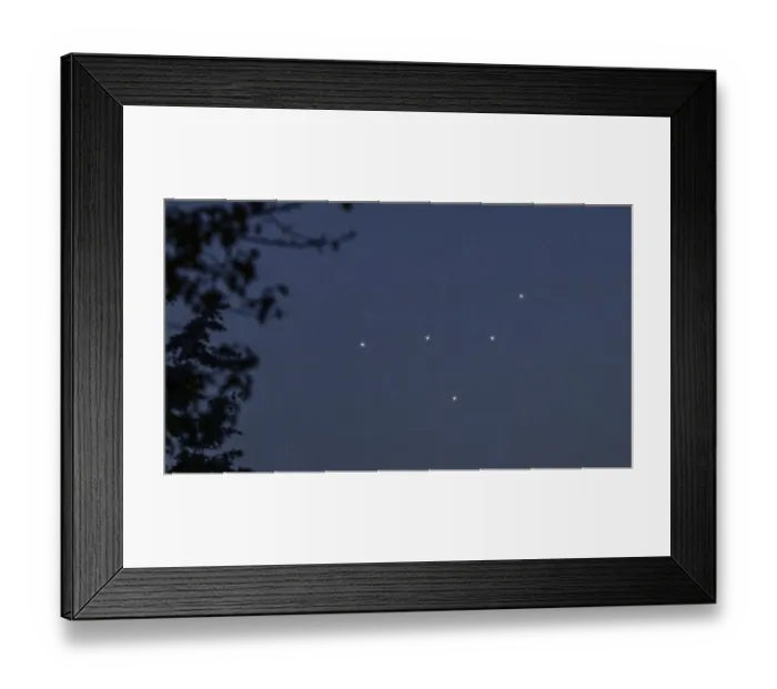 Framed Print : Indus star constellation, Night sky Framed Print : Indus star constellation, Night sky