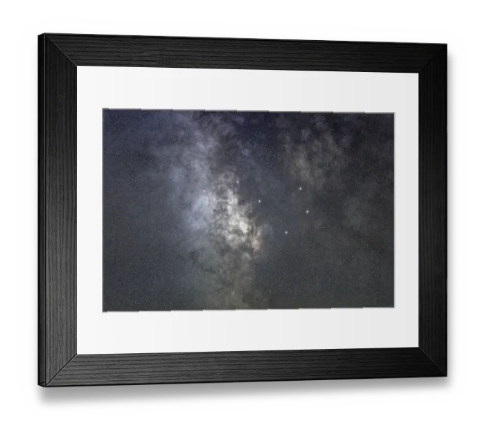 Framed Print : Volans star constellation, Night sky