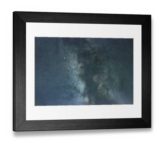 Framed Print : Apus star constellation, Night sky