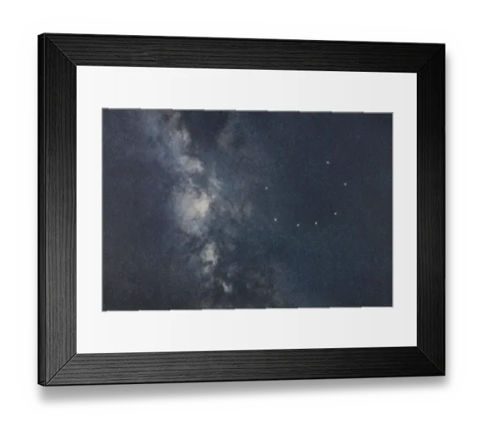 Framed Print : Corona Borealis star constellation Framed Print : Corona Borealis star constellation