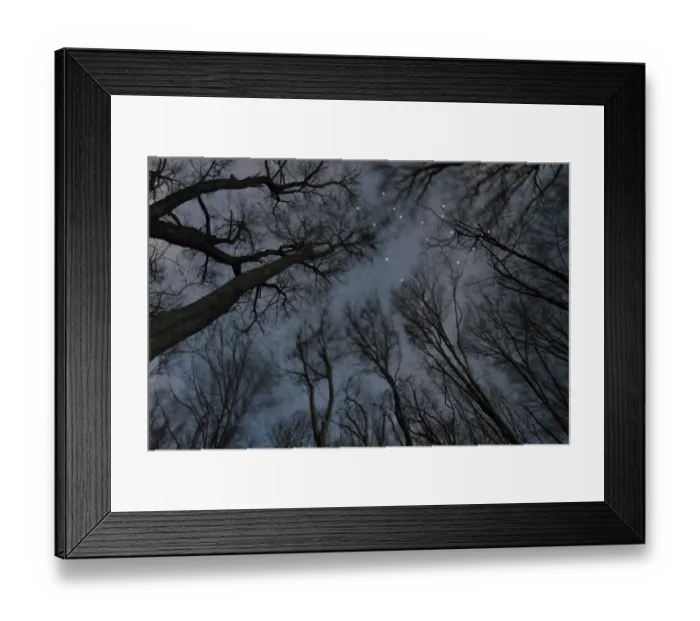 Framed Print : Phoenix star constellation, Night sky