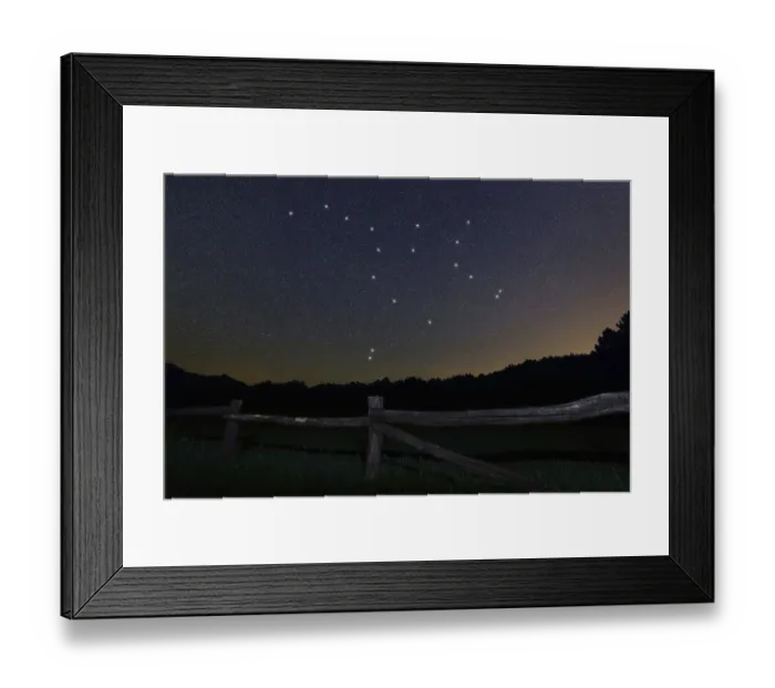 Framed Print : Ursa Major star constellation, Night sky Framed Print : Ursa Major star constellation, Night sky