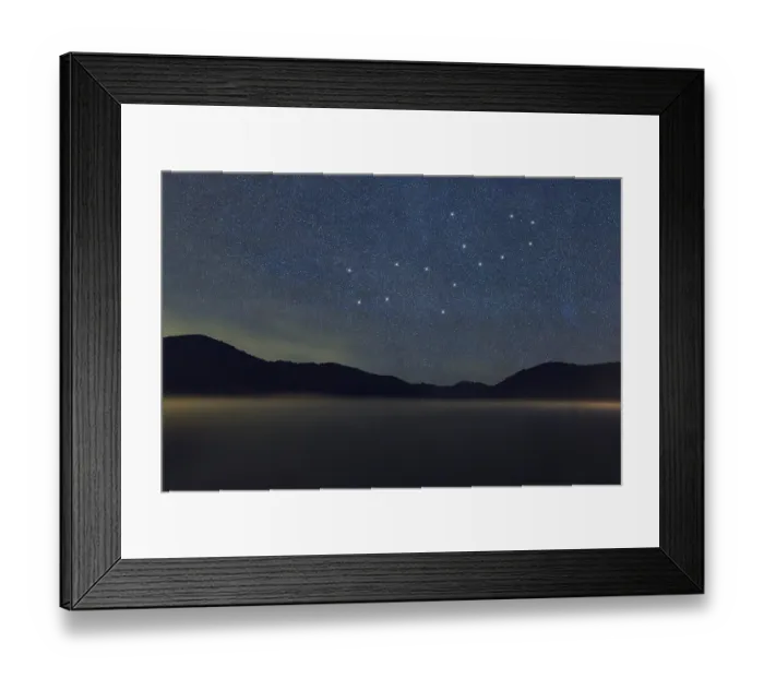 Framed Print : Virgo star constellation, Night sky Framed Print : Virgo star constellation, Night sky