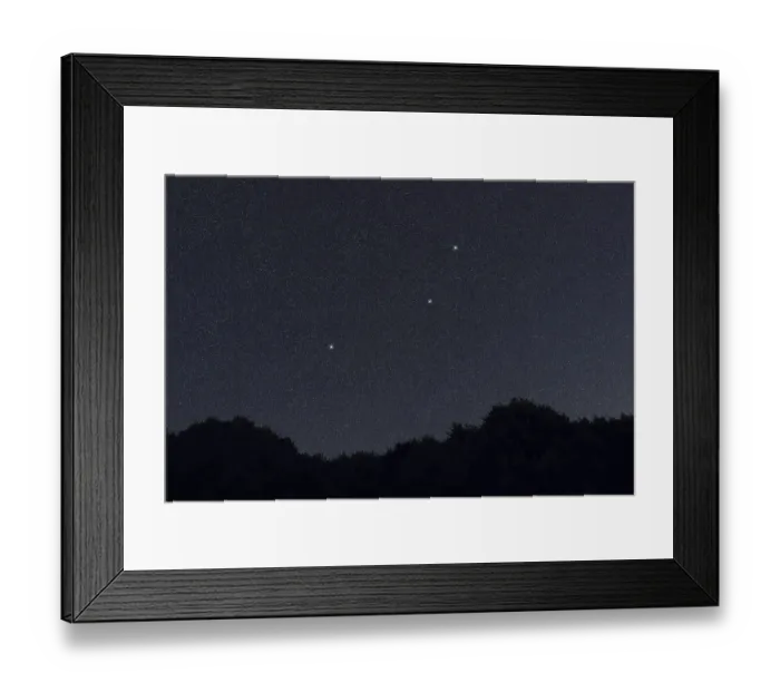 Framed Print : Pictor star constellation, Night sky Framed Print : Pictor star constellation, Night sky