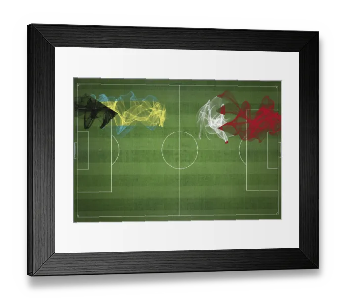 Framed Print : Bahamas vs Bahrain Soccer Match